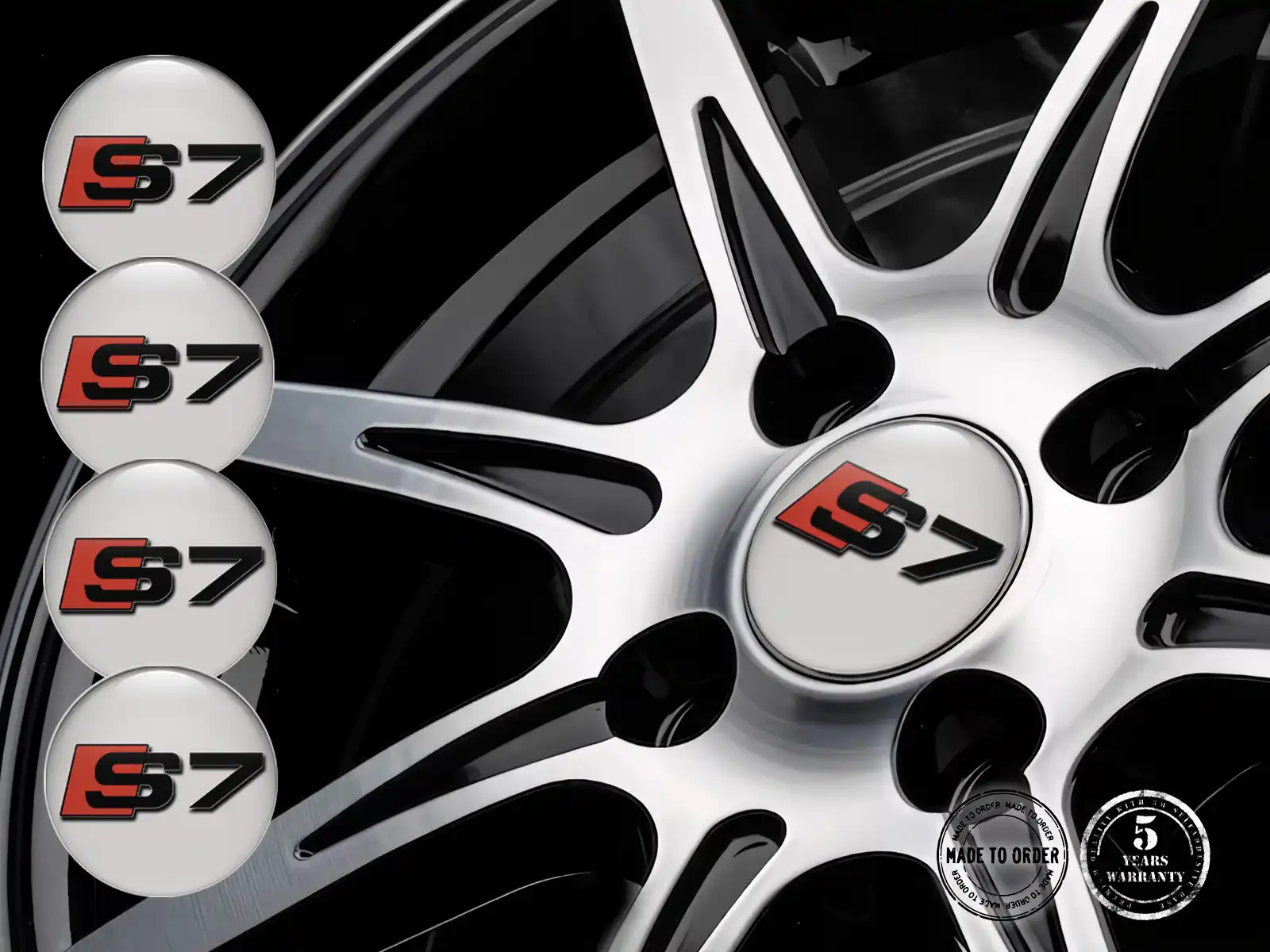 Logo Badge Roue Prisme Vitesse Foudre Ultime